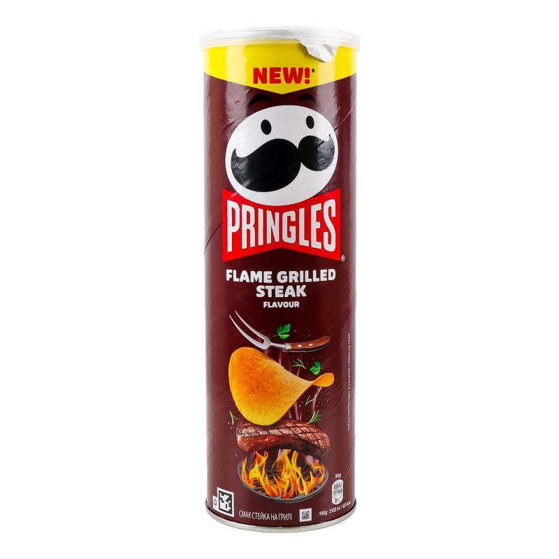 Чіпси Pringles Flame Grilled Steak 165г